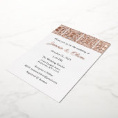 Faire-part de mariage, Mariage fixe, huile, dentel (Rotation)
