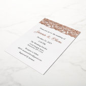 Faire-part de mariage, Mariage fixe, huile, dentel (Rotation)