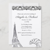 Faire-part de mariage, Mariage fixe, Paris (Devant)