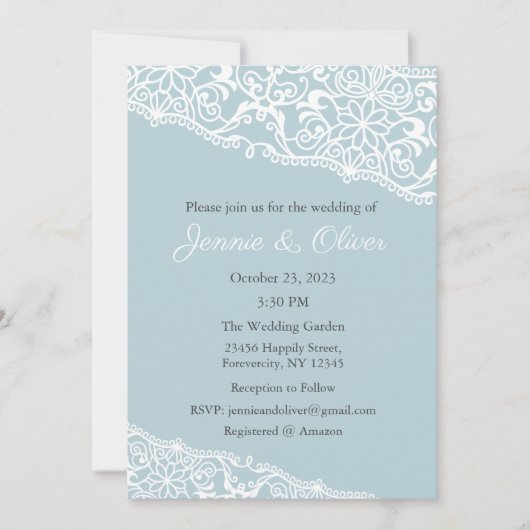 Faire-part de mariage, Mariage stationnaire, Marié (Devant)