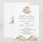 Faire-part de mariage, Mariage Tombez amoureux (Devant / Derrière)