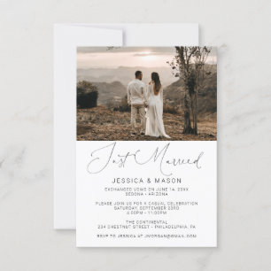 Faire-Part de Mariage Mariés à la Fugue