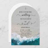 Faire-part de mariage maritime (Devant / Derrière)