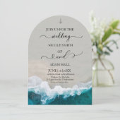 Faire-part de mariage maritime (Debout devant)