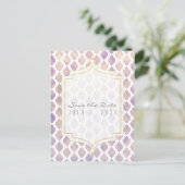 Faire-part de mariage marocain or et blanc à conse (Debout devant)