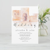 Faire-part de mariage marocaine moderne de calligr (Debout devant)