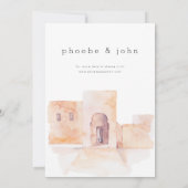 Faire-part de mariage marocaine moderne de calligr (Dos)