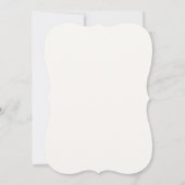 Faire-part de mariage marron mocha rustique (Dos)