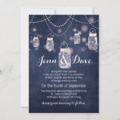 Faire-part de mariage Mason Jar (Devant)