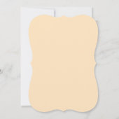 Faire-part de mariage Mason Jar aux fleurs orange (Dos)