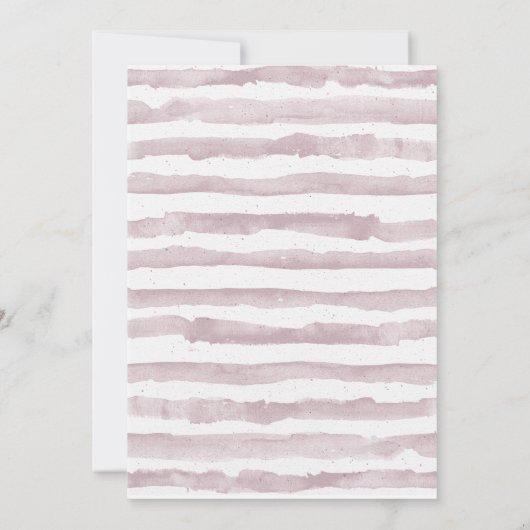 Faire-part de mariage mauve (Dos)