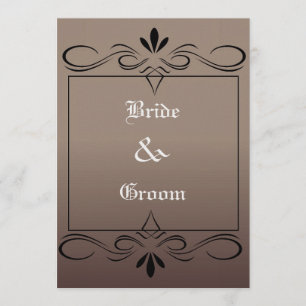 Faire-part de mariage médiévale