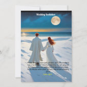 Faire-part de mariage mettant en vedette Pierre 3: (Devant)