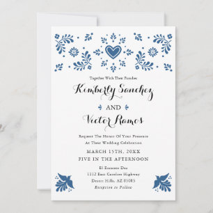 Faire-part de mariage mexicaine inspirée par Talav