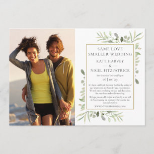 Faire-part de mariage micro-échelle Same Love Down