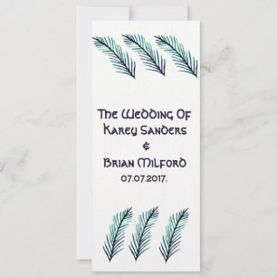 Faire-part de mariage minimal