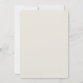 Faire-part de mariage minimal moderne – Élégant JP (Dos)