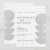 Faire-part de mariage minimaliste (Devant / Derrière)