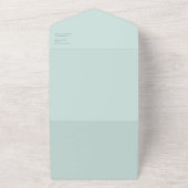 Faire-part de mariage minimaliste (Dehors)