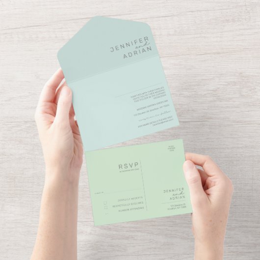 Faire-part de mariage minimaliste (Déchirure)