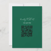 faire-part de mariage minimaliste (Dos)