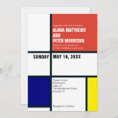 Faire-part de mariage minimaliste (Devant / Derrière)