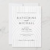 Faire-part de mariage minimaliste (Devant)