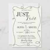 faire-part de mariage minimaliste (Devant)