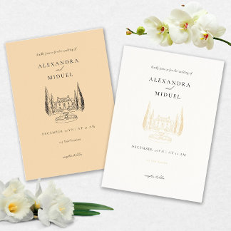 Faire-part de mariage minimaliste