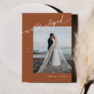 Faire-part de mariage minimaliste cœur SIENNA