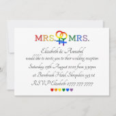 Faire-part de mariage - Mme et Mme (Devant)