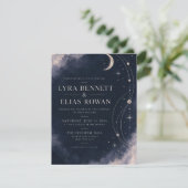 Faire-part de mariage | Mode Argent Clair de Lune (Debout devant)