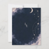Faire-part de mariage | Mode Argent Clair de Lune (Dos)