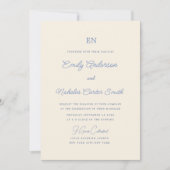 faire-part de mariage modèle numérique unique (Devant)