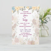 Faire-part de mariage moderne (Debout devant)