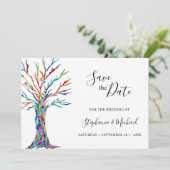 Faire-Part de Mariage Moderne (Debout devant)