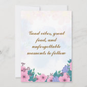 Faire-part de mariage moderne (Dos)