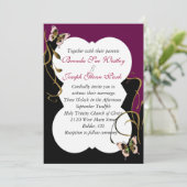 Faire-part de mariage moderne (Debout devant)