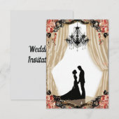 Faire-part de mariage moderne (Devant / Derrière)