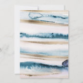 Faire-Part de Mariage Moderne à l'Aquarelle de Sty (Dos)