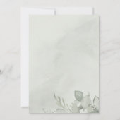 Faire-part de mariage moderne avec arche en or et  (Dos)