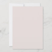 Faire-part de mariage moderne avec changement de d (Dos)