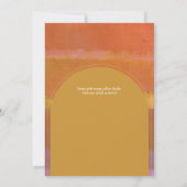 Faire-part de mariage moderne avec photo (Dos)