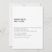 Faire-part de mariage moderne botanique : Collecti (Dos)