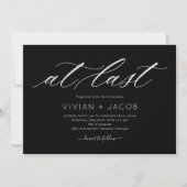 Faire-part de mariage moderne couleur modifiable E (Devant)