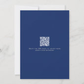 Faire-part de mariage moderne drôle noir blanc (Dos)