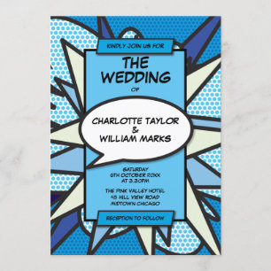 Faire-part de mariage moderne et amusant Designer 