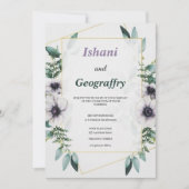 faire-part de mariage moderne et élégant (Devant)