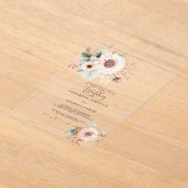 Faire-part de mariage moderne et tendance avec far (Poser)