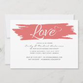 Faire-part de mariage moderne pour anniversaire de (Devant)